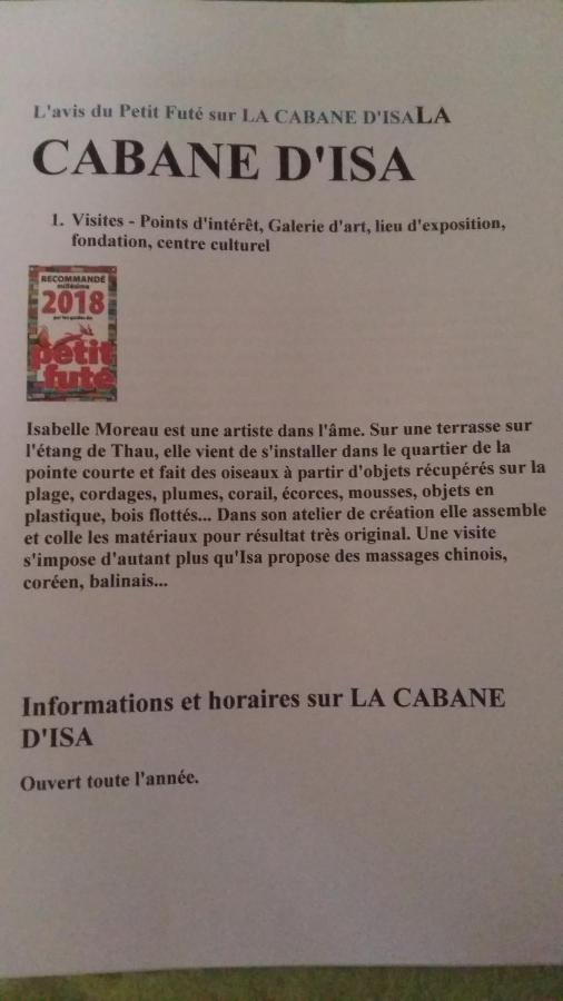 La Cabane D'Isa Сет Екстериор снимка